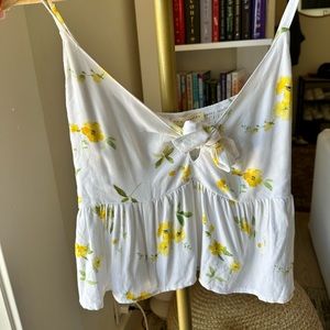 LA Hearts Floral Tank